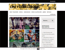 Tablet Screenshot of cineyotrasdrogas.com